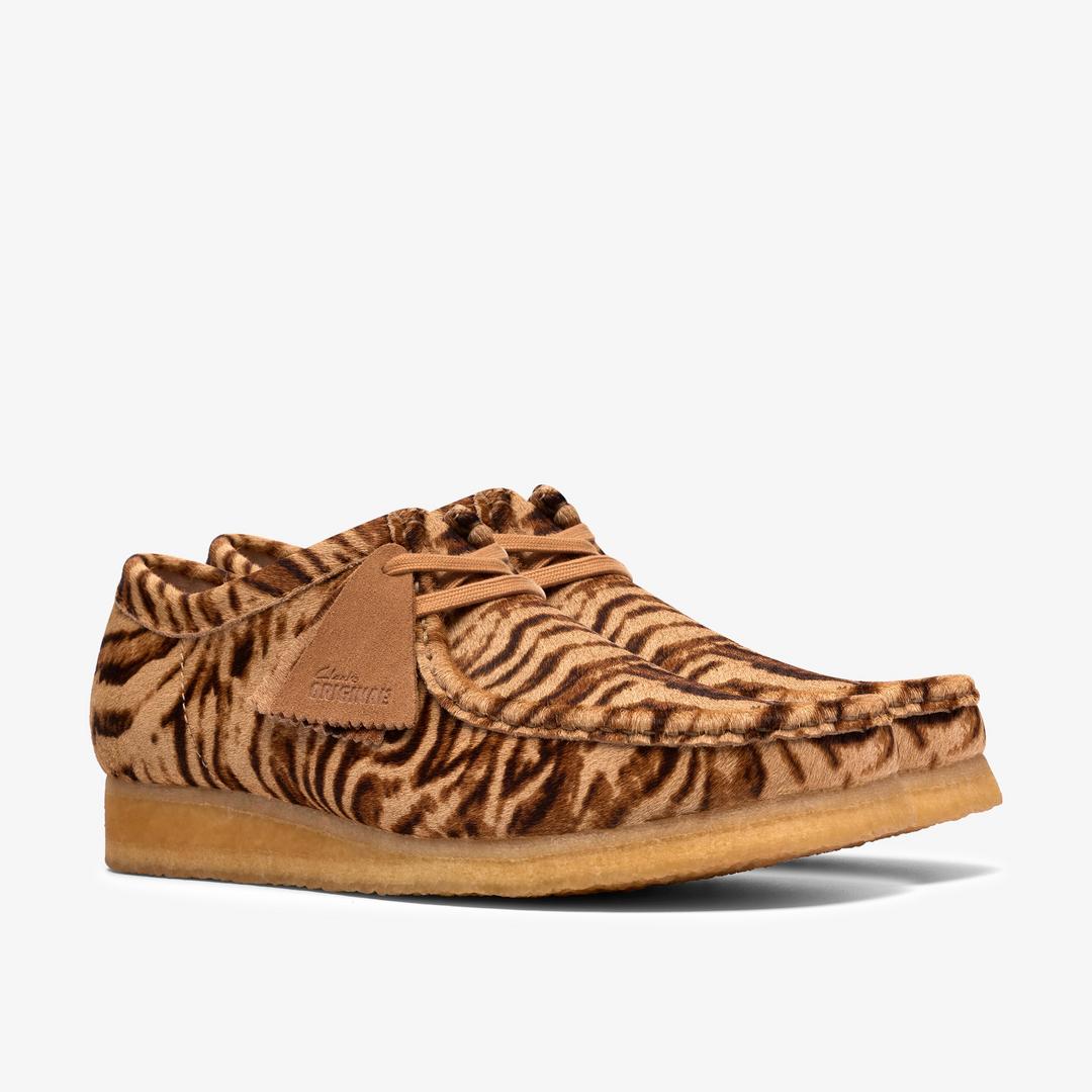 Mens Wallabee Tiger Print Wallabees - Image 7