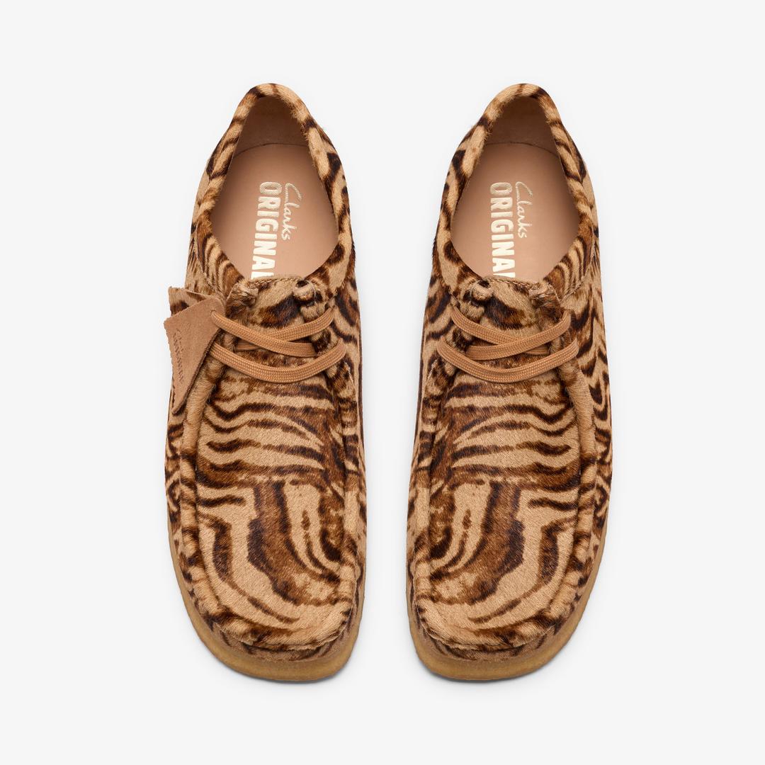 Mens Wallabee Tiger Print Wallabees - Image 9