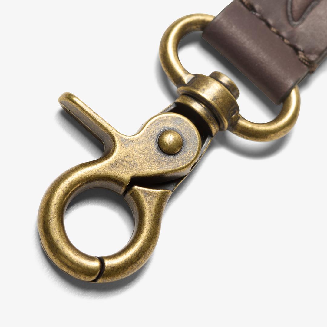 Mens Oiled Leather Key Fob Brown Wallets - Image 2