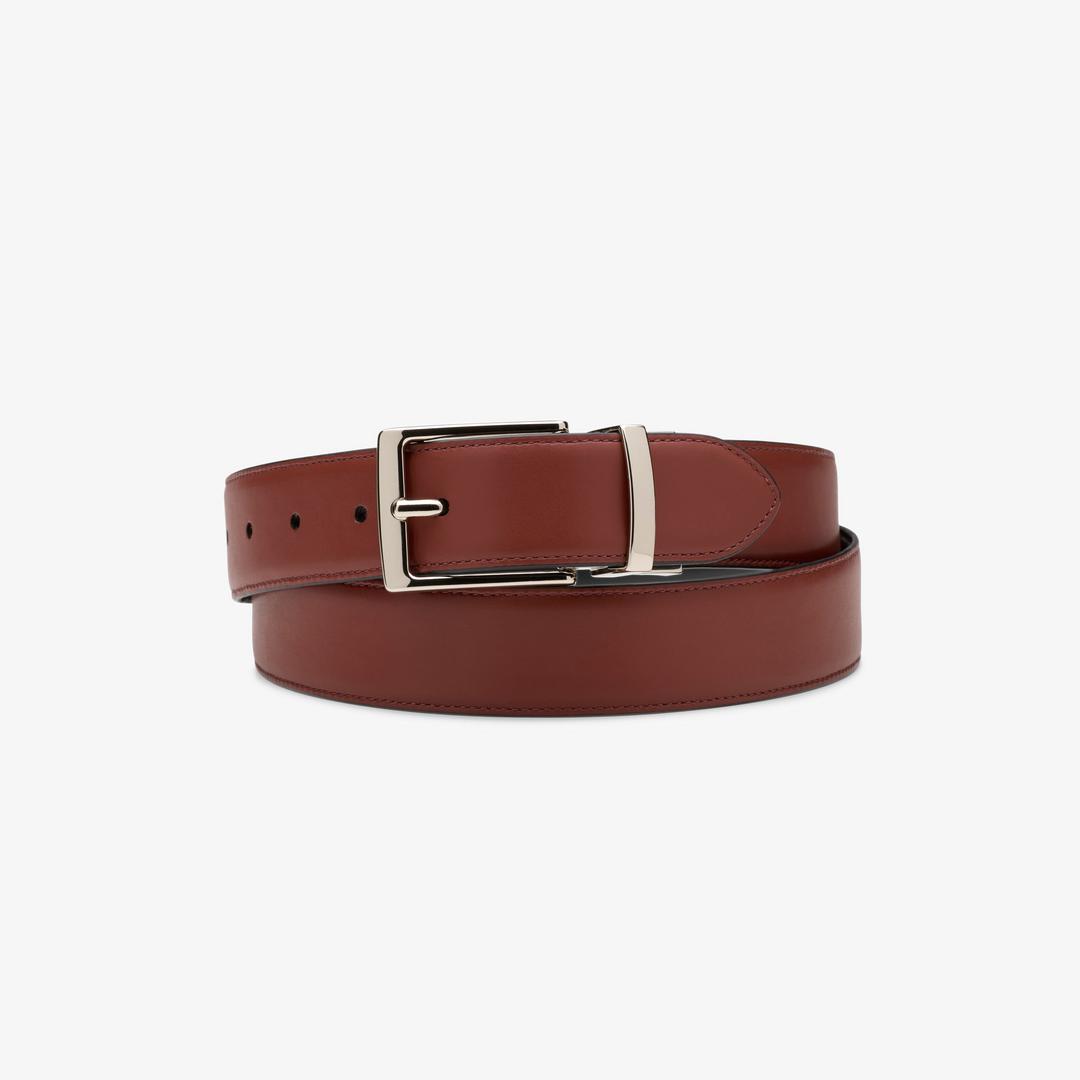 Men's Reversible Black/Tan Belts - Image 2