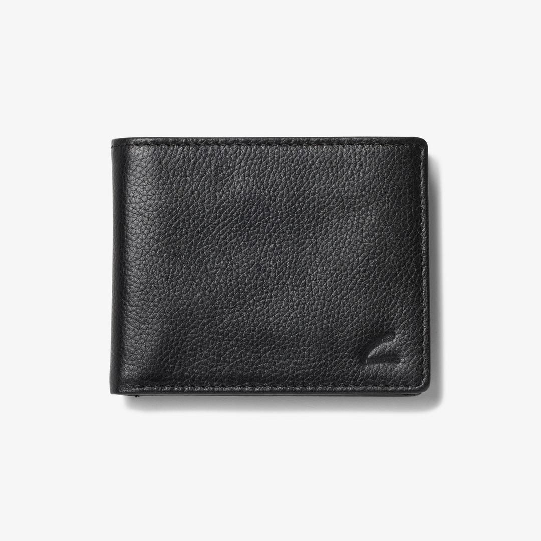 Mens Classic Pebble Slimfold Wallet Black US