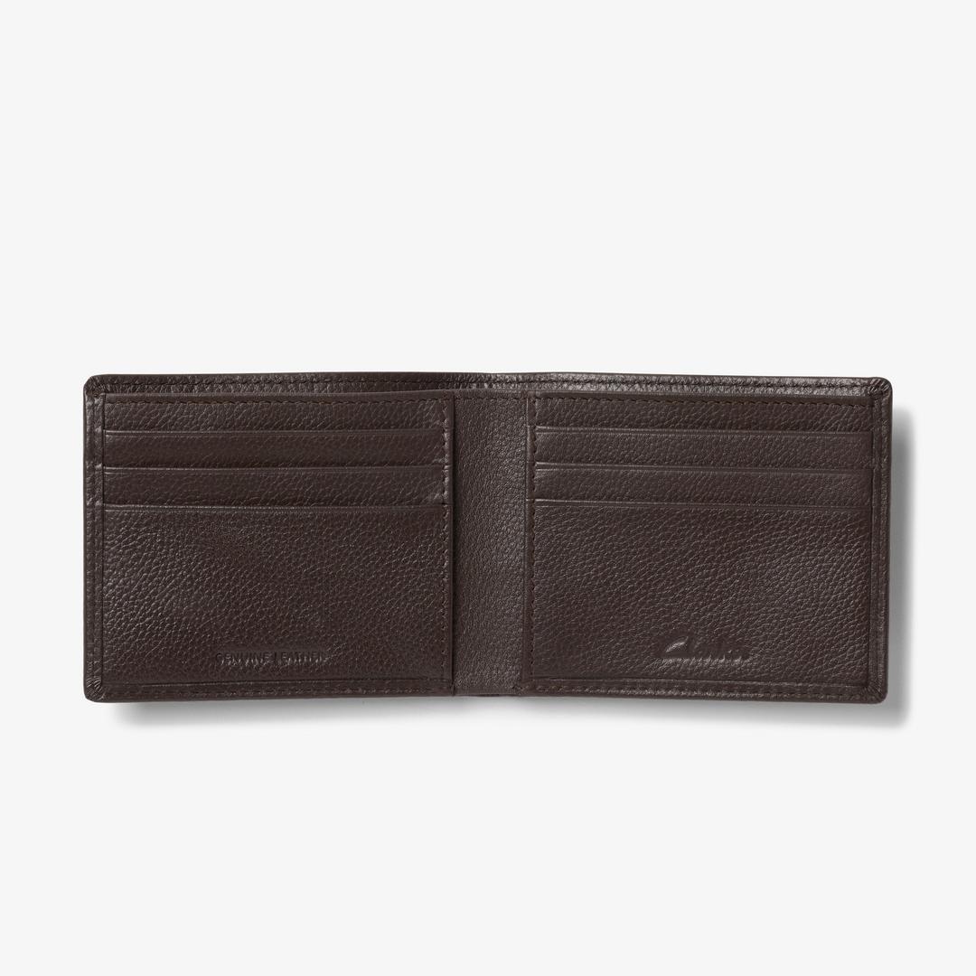 Mens Classic Pebble Slimfold Wallet Brown US - Image 2