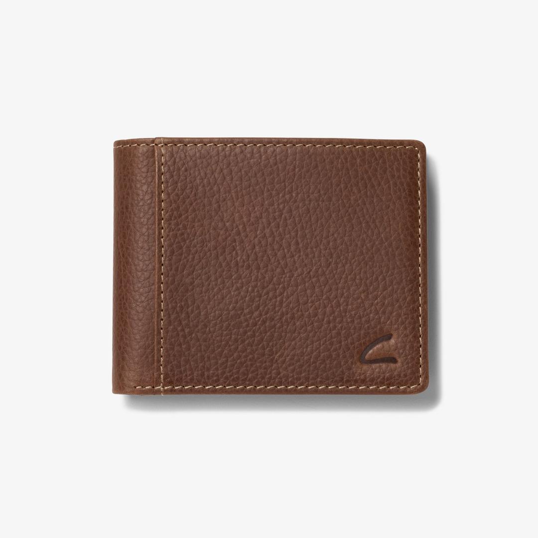 Mens Weathered Pebble Slimfold Wallet Brown Wallets US