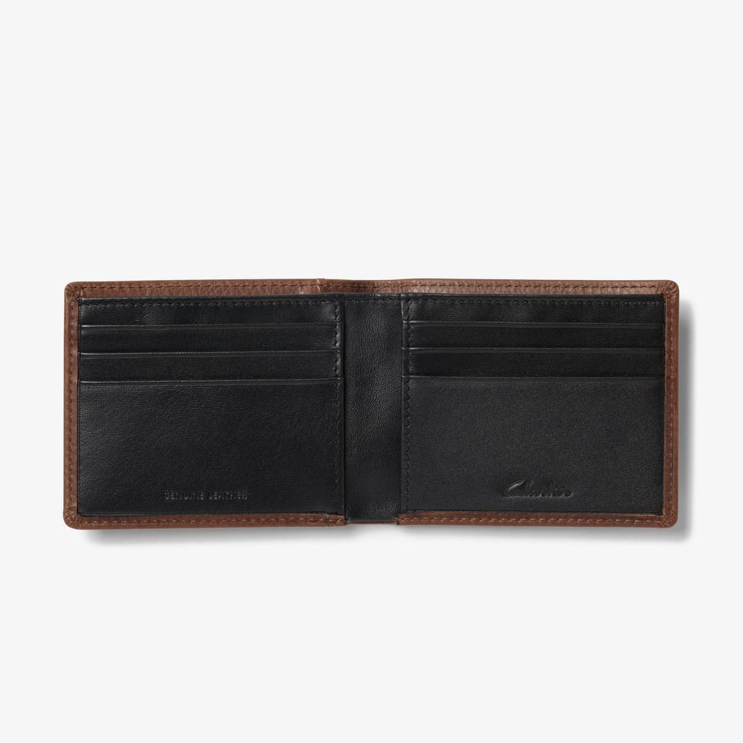 Mens Weathered Pebble Slimfold Wallet Brown Wallets US - Image 2
