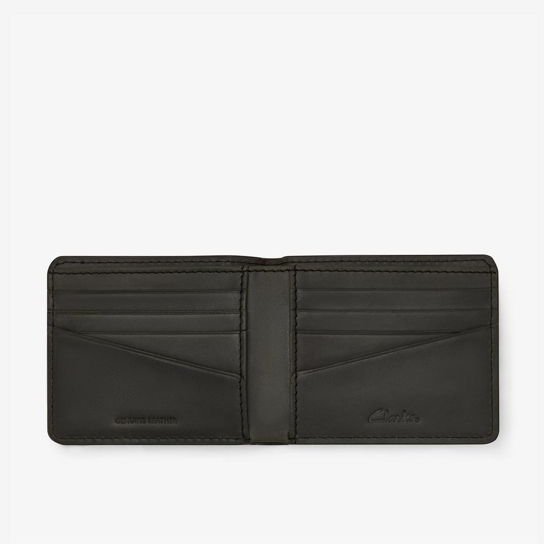 Mens Buff Waxy Passport Wallet Black US - Image 3