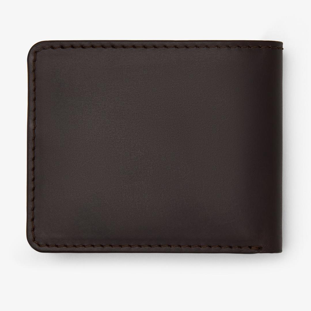 Mens Buff Waxy Passport Wallet Brown US - Image 2