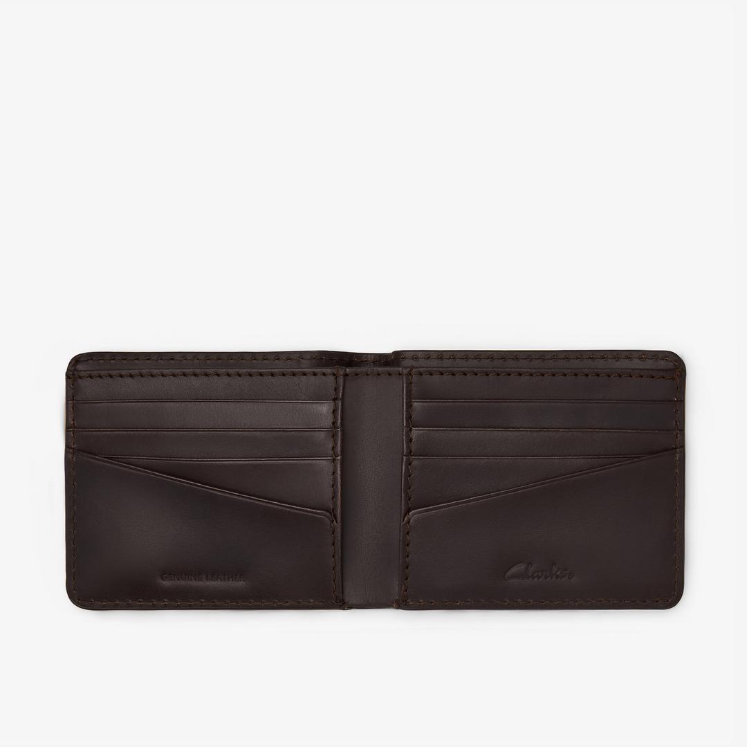 Mens Buff Waxy Passport Wallet Brown US - Image 3