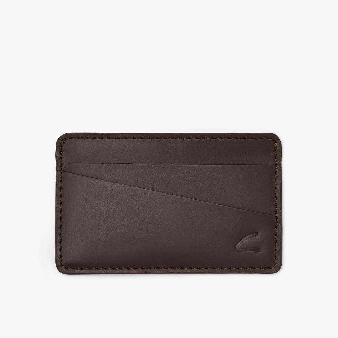 Mens Buff Waxy Card Holder Brown US - Image 2