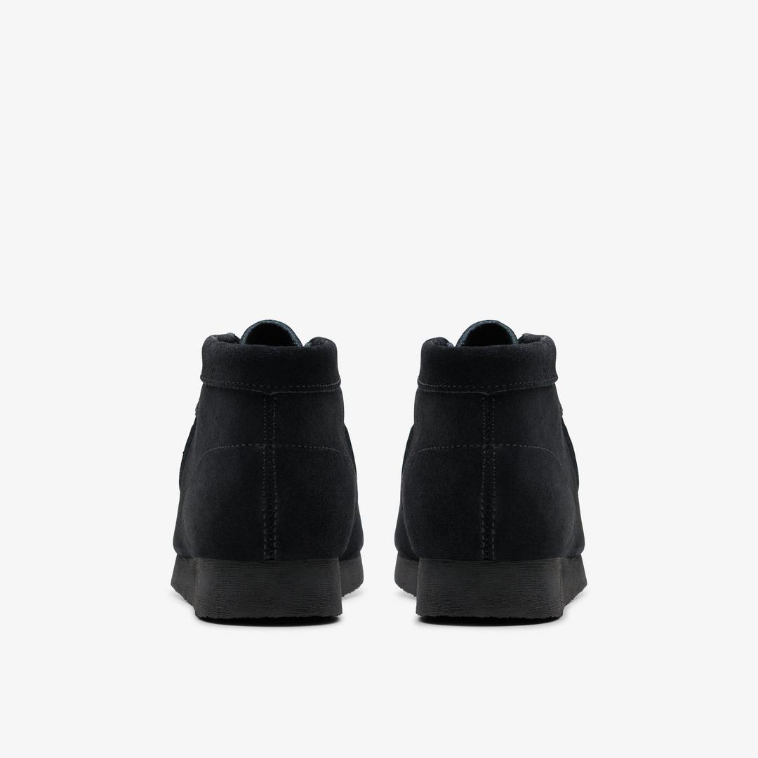 Kids Wallabee Boot Older Black Suede Boots - Image 5