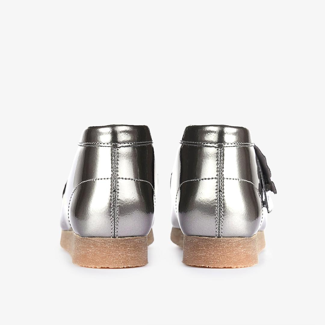 Boys Wallabee Boot Big Kid Silver Patent Wallabees - Image 5
