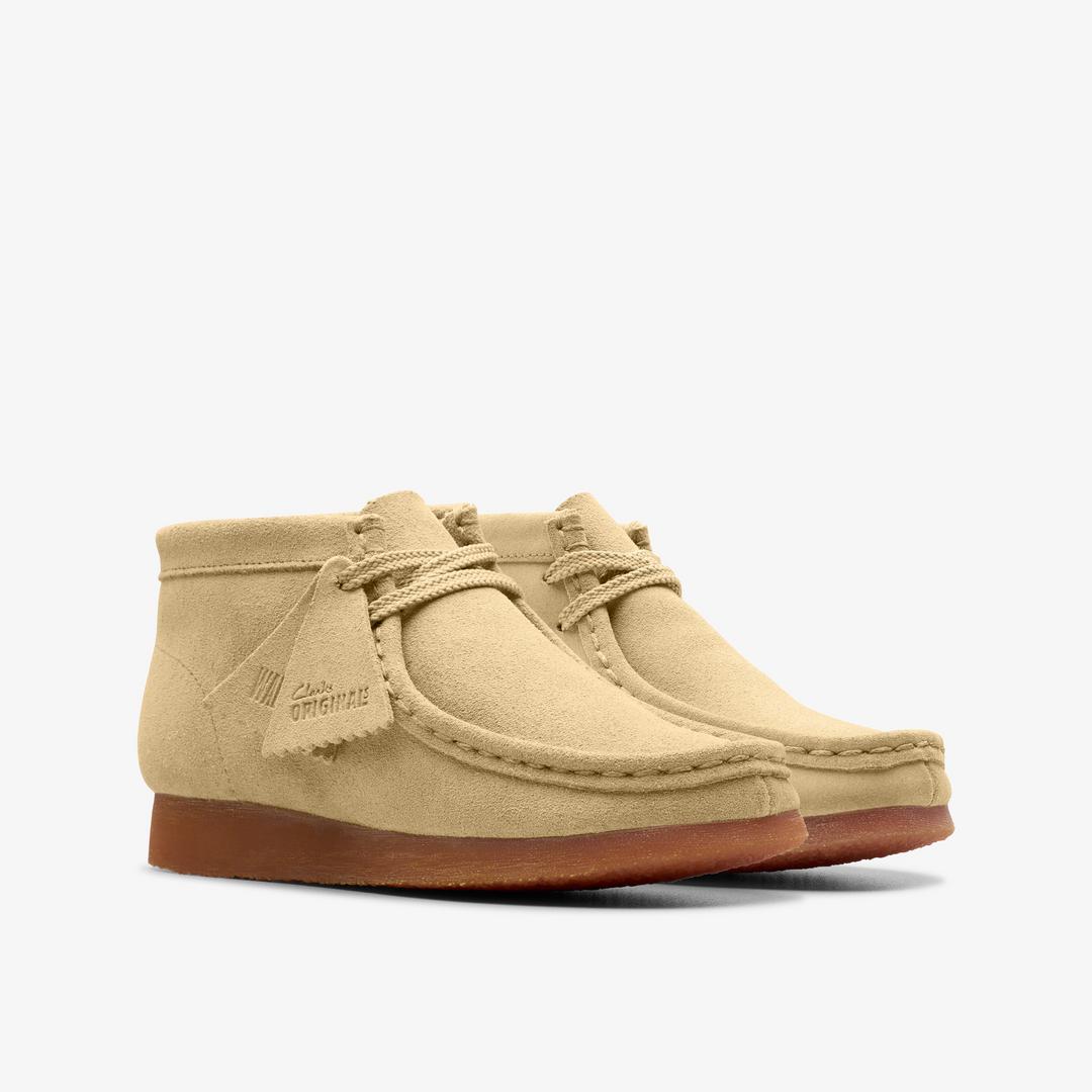 Kids Wallabee? Boot Older Maple Suede Shoes - Image 4