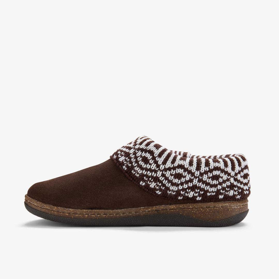 Womens Willowdean Sweater Dark Brown Slippers - Image 2