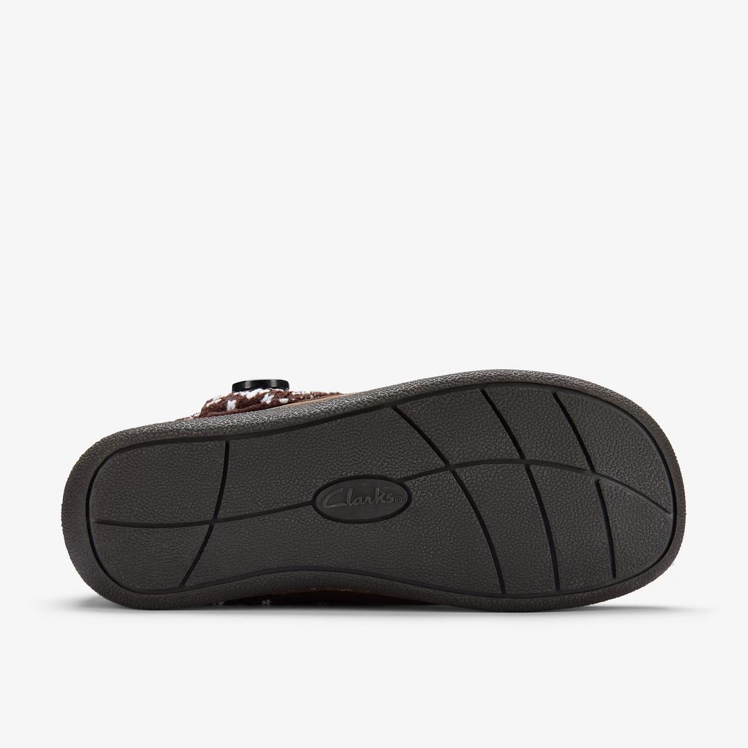 Womens Willowdean Sweater Dark Brown Slippers - Image 3
