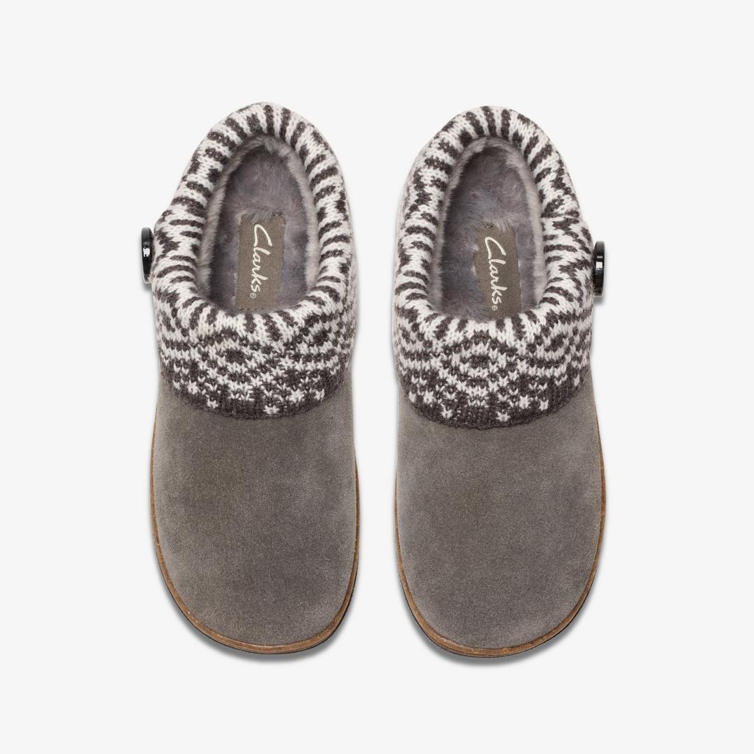 Women's Willowdean Sweater Dark Grey Slippers - Image 6