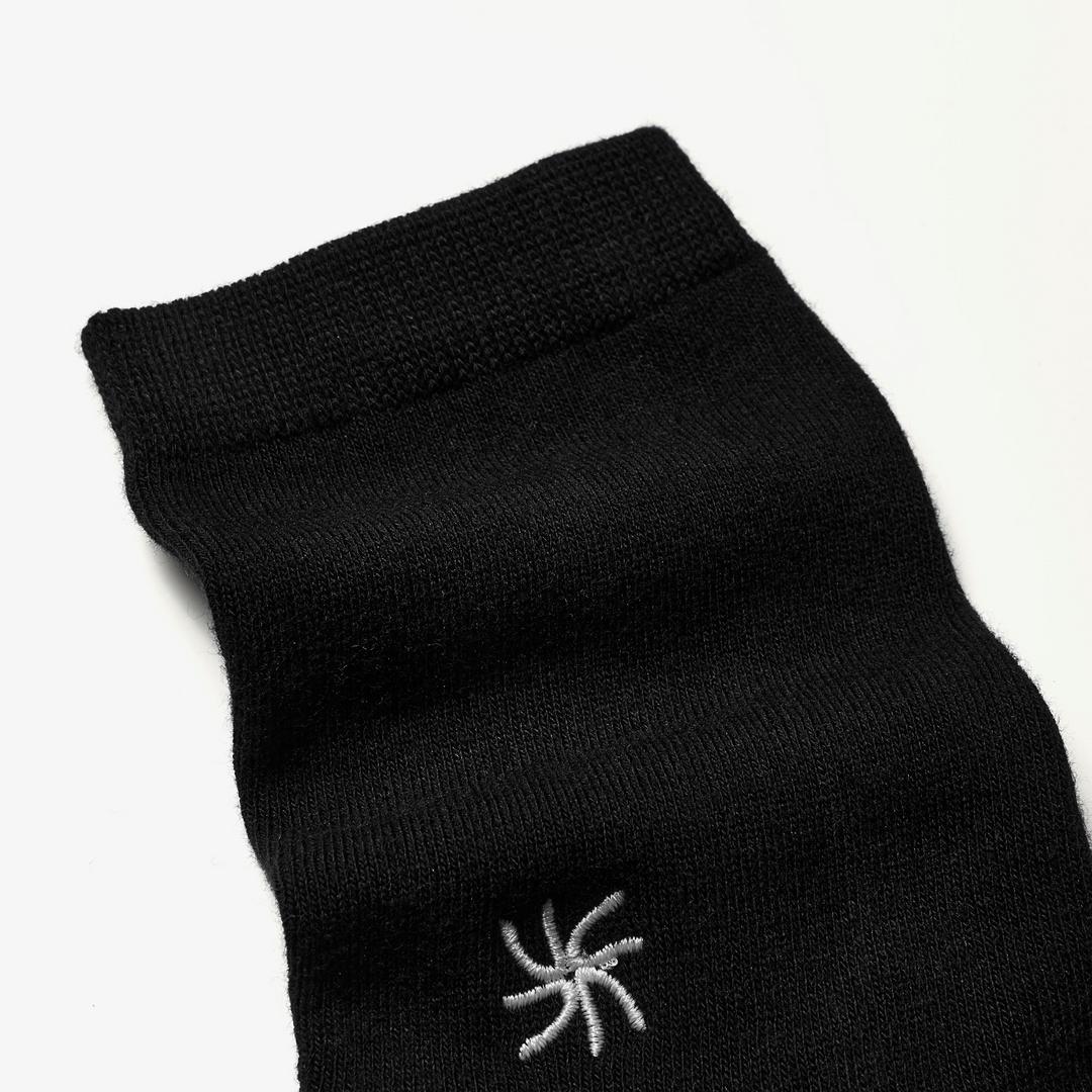 Cloud Steppers 3 Pack Crew. Black Socks - Image 2