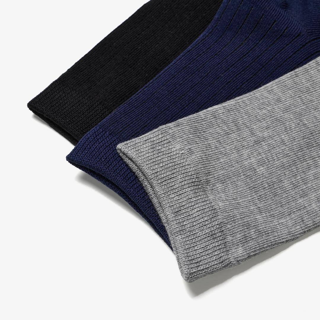 3 Pack Crew.Socks Black Multicolor - Image 2