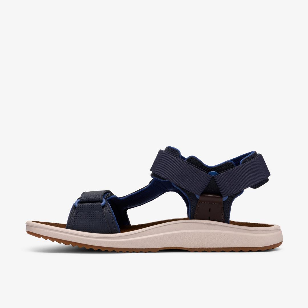 Mens Breeze Trail Navy Sandals - Image 2