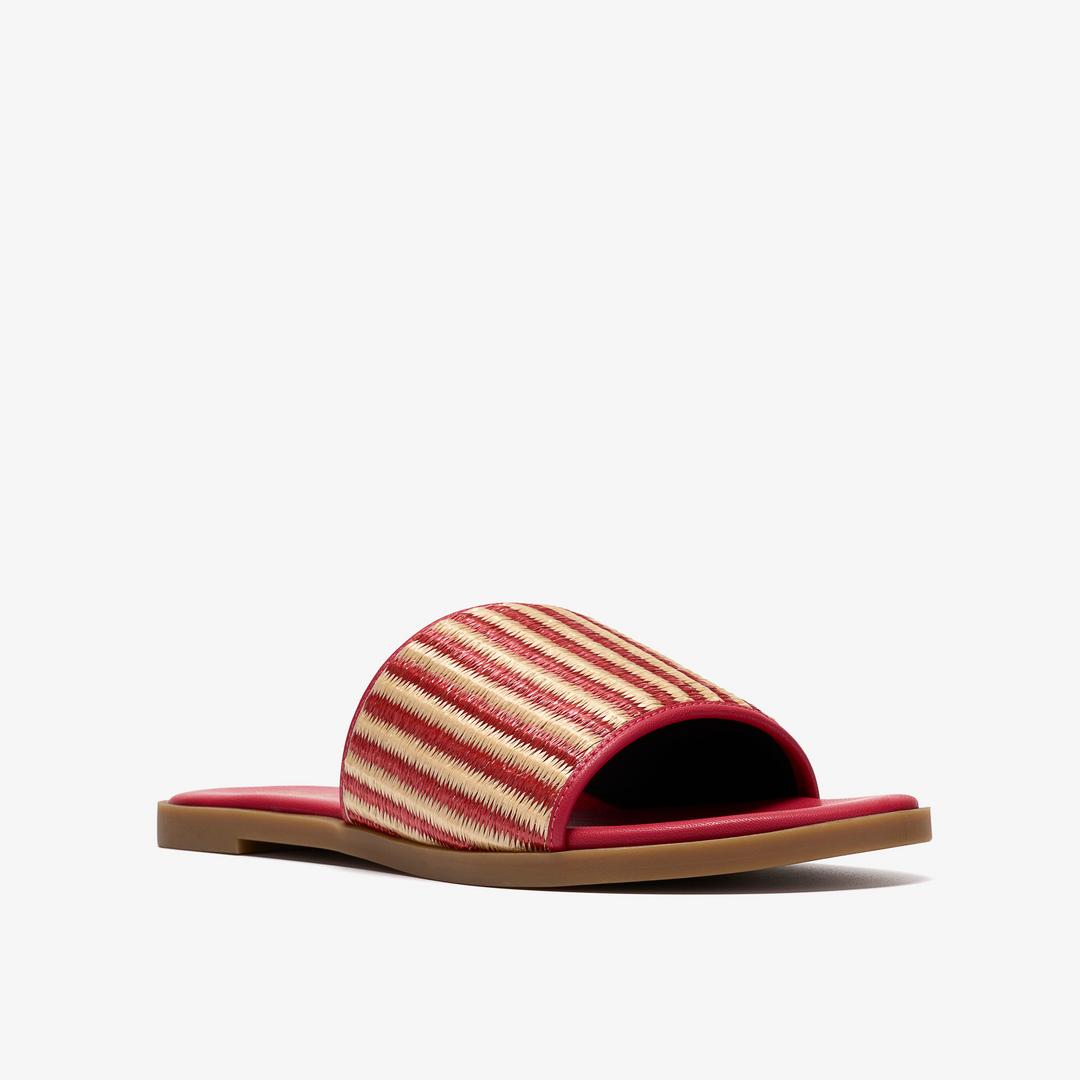 Womens Erisia Strap2 Pink Interest Flat Sandals - Image 3