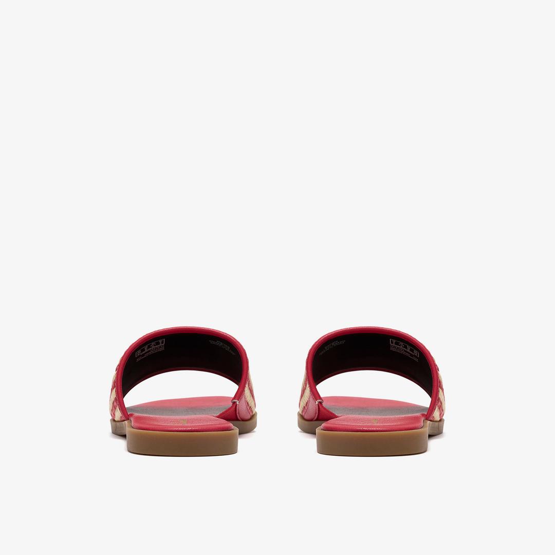 Womens Erisia Strap2 Pink Interest Flat Sandals - Image 4