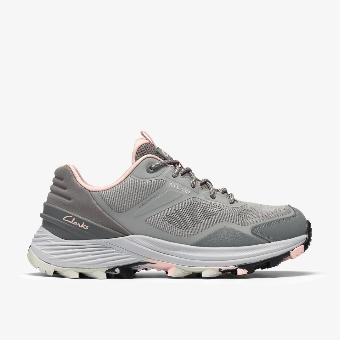 Womens LailaTrail2 WP Grey Combination Sneakers US