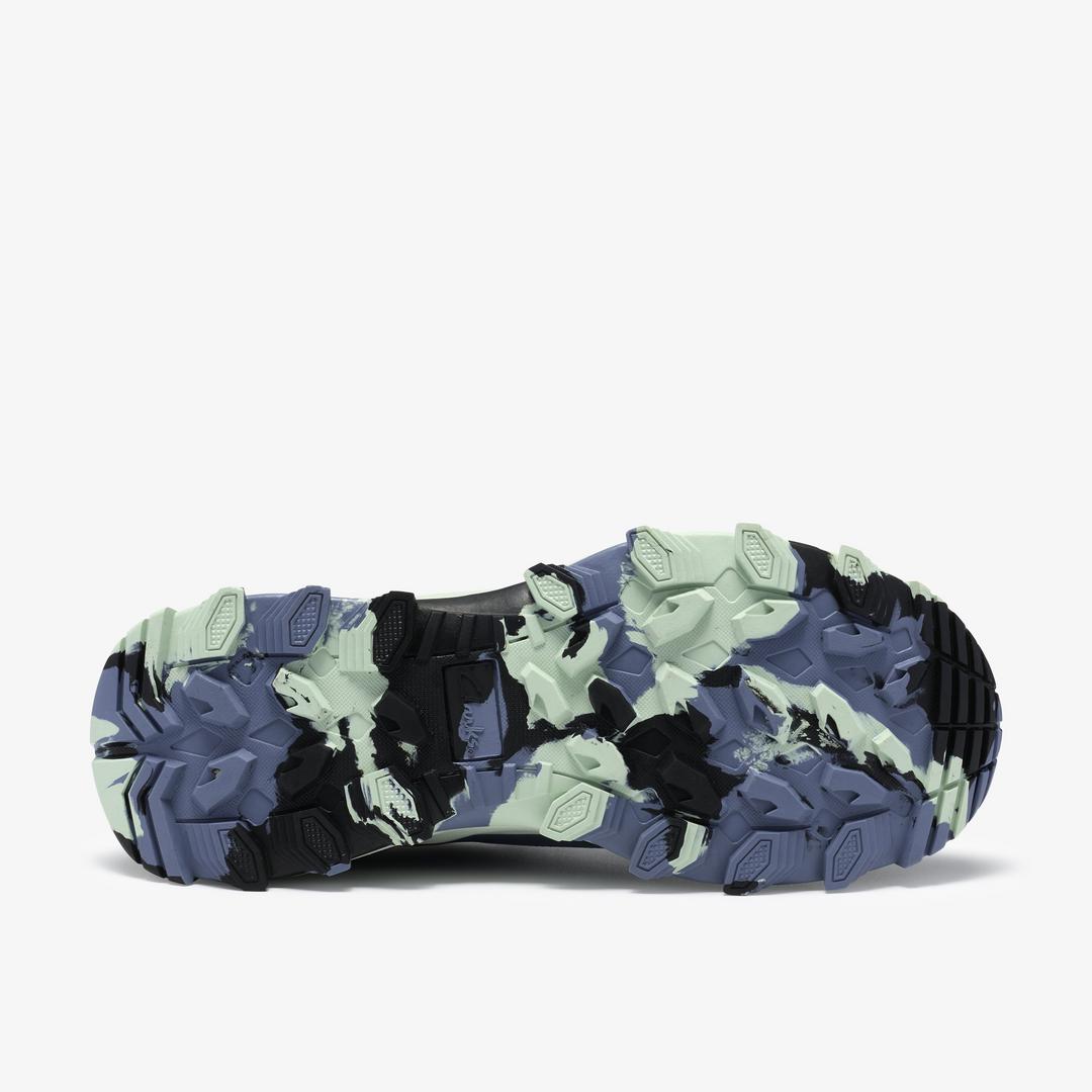 Womens Laila Trail2 Waterproof Blue Combination Sneakers - Image 3
