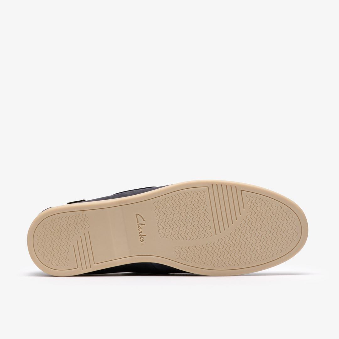 Mens Charmouth Lace Navy Nubuck Boat Shoes - Image 4