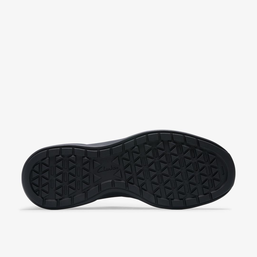 Mens Mullan Easy Black Leather Shoes - Image 3
