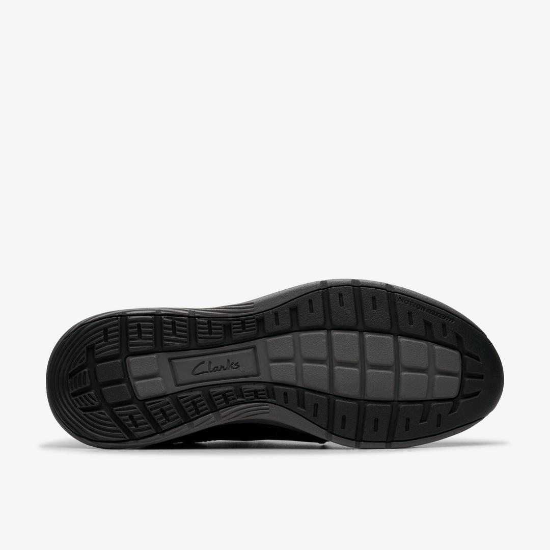 Men's Motion Trek PT Black Leather Sneaker - Image 3
