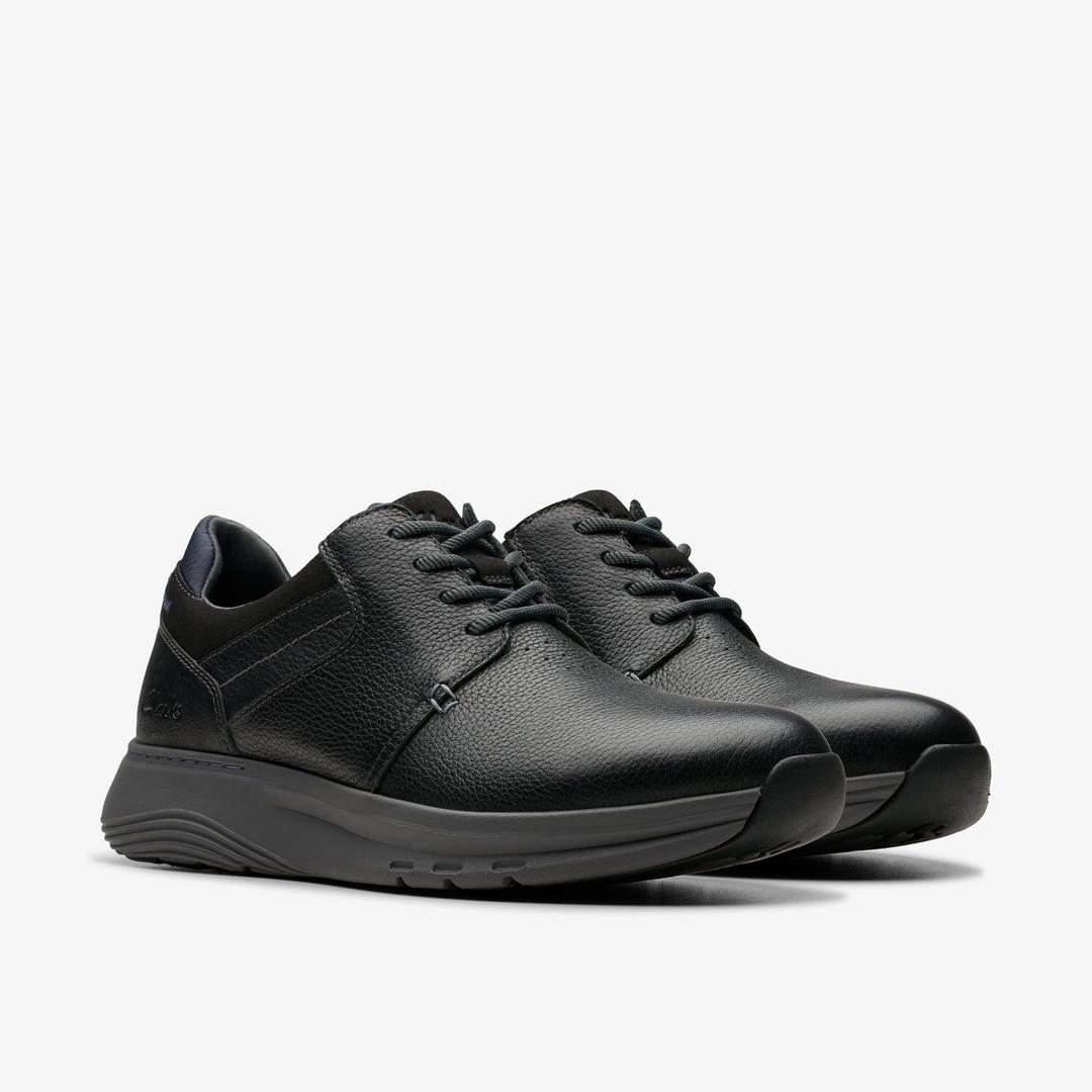 Men's Motion Trek PT Black Leather Sneaker - Image 4